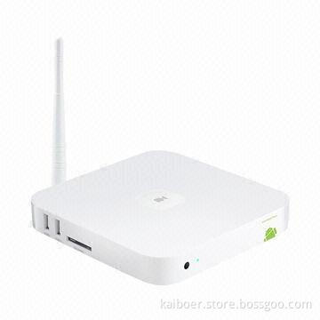 Google's Android 4.0 TV Box/Media Player with TV Channels, Supports 1GB DDR3 RAM